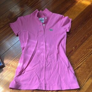 Lacoste Women's Pink Polo Shirt
